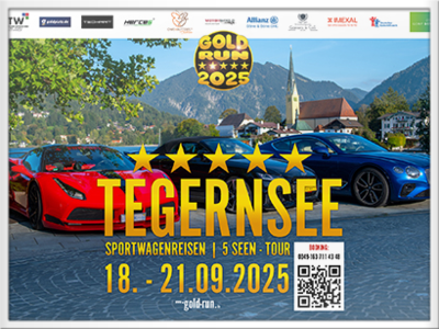 Gold-Run Sportwagenausfahrt - Tegernsee 2025