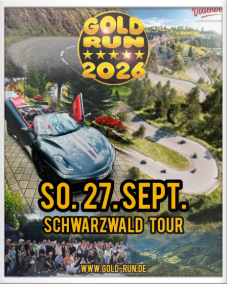 Gold-Run Sportwagenausfahrt - Saisonfinale 2026