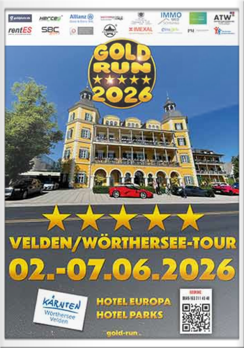 Gold-Run Sportwagenausfahrt - Wöhrtersee 2026