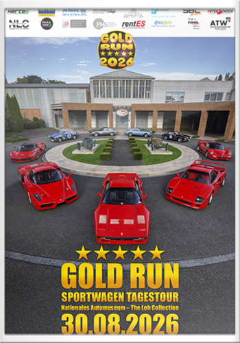 Gold-Run SportwagenTour - Tagestour Automuseum 2026